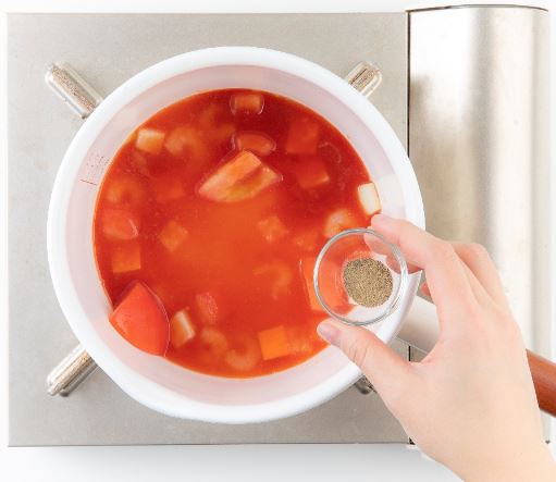 새우살토마토스튜 만들기 6단계
