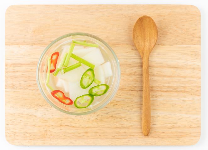 배물김치 만들기 5단계