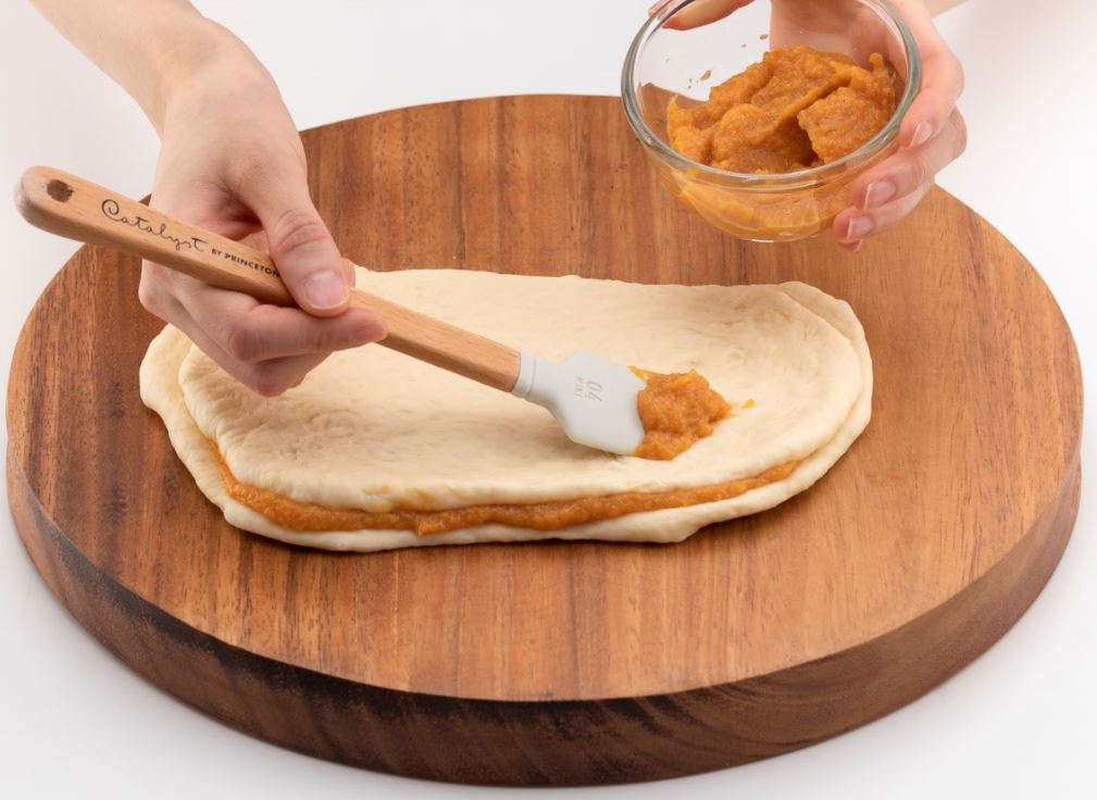 홍시잼 식빵 만들기 5단계