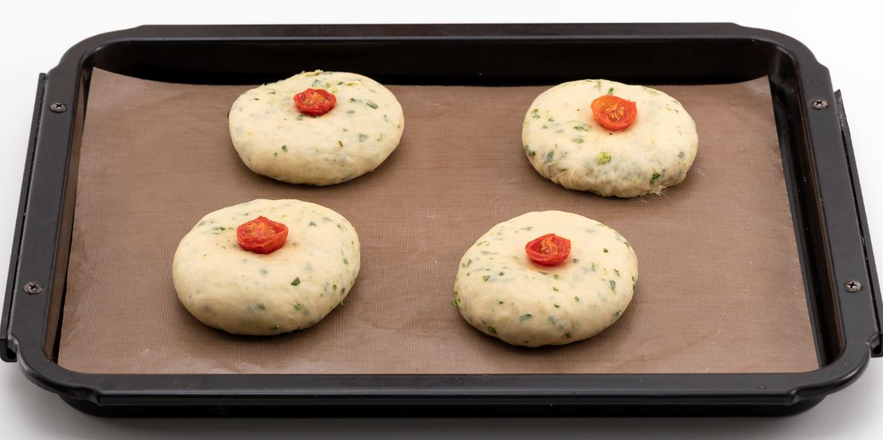 시금치크림치즈 빵 만들기 5단계