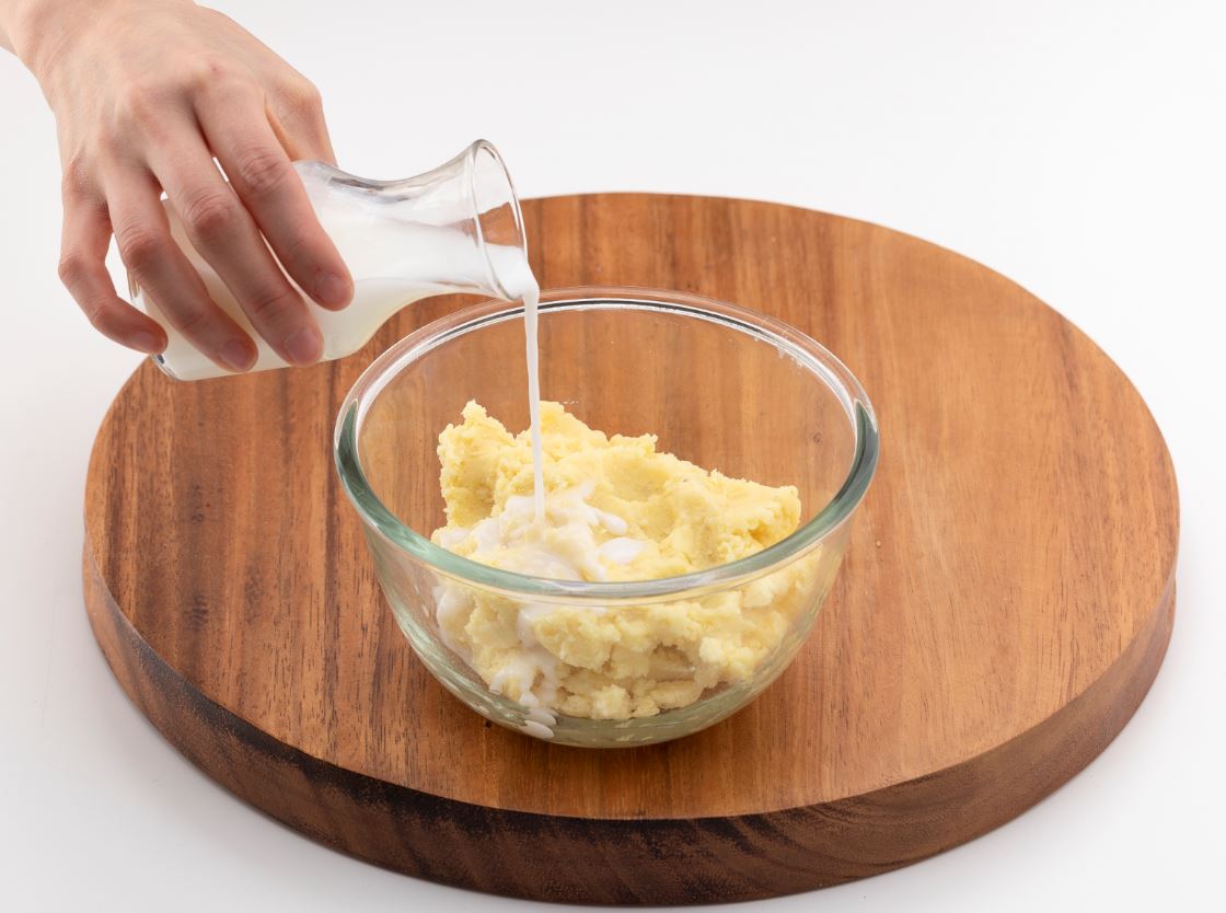콩가루 소보로 만들기 1단계