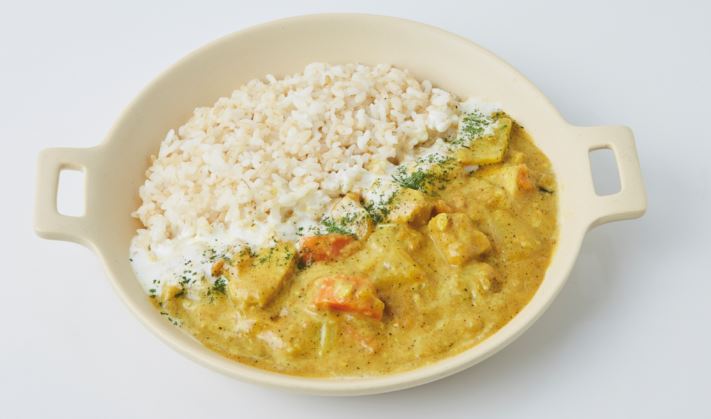코코넛워터 토마토카레 만들기 6단계