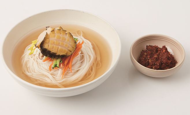 멸치 전복 저염국수 만들기 6단계