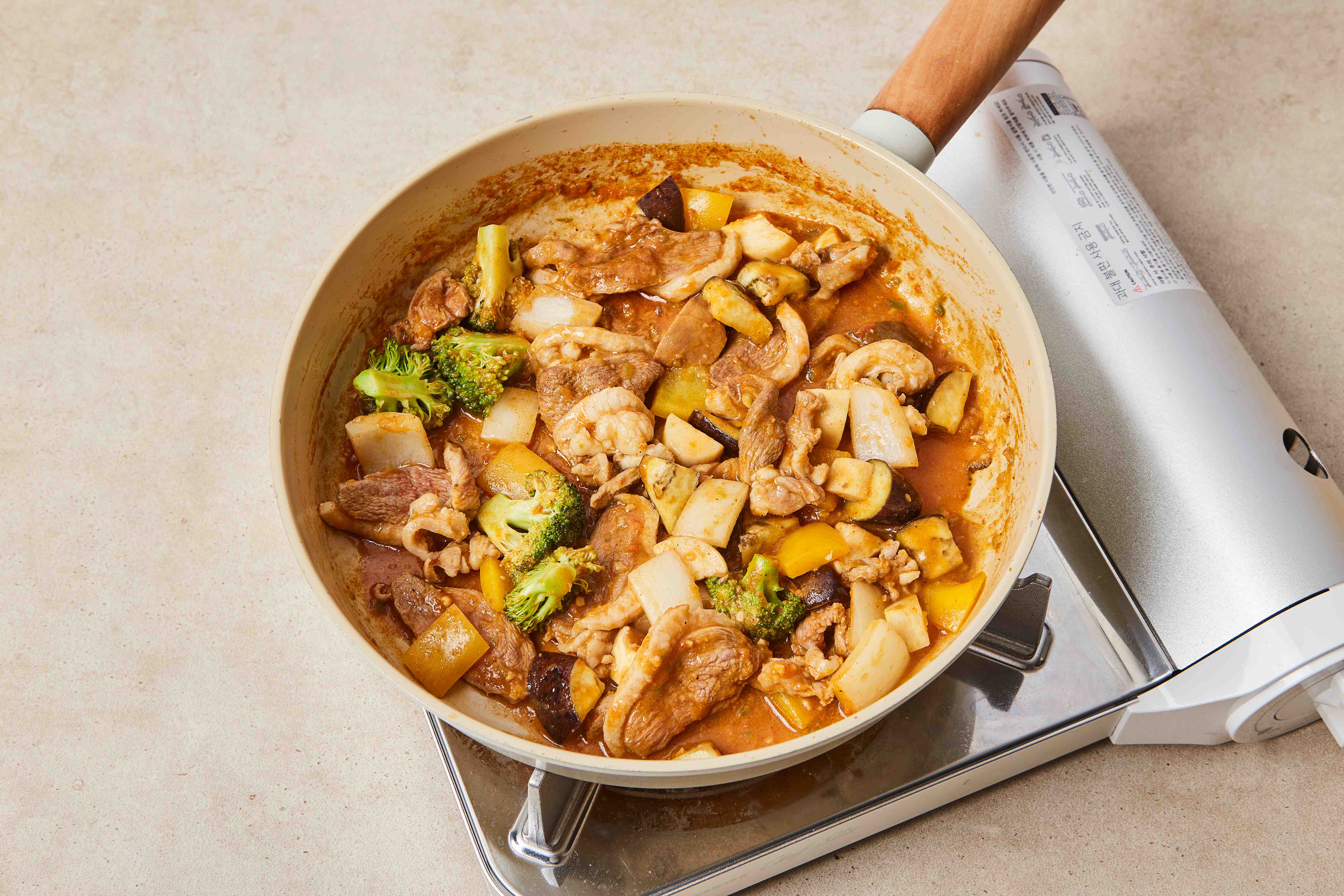 토마토오리볶음 만들기 5단계