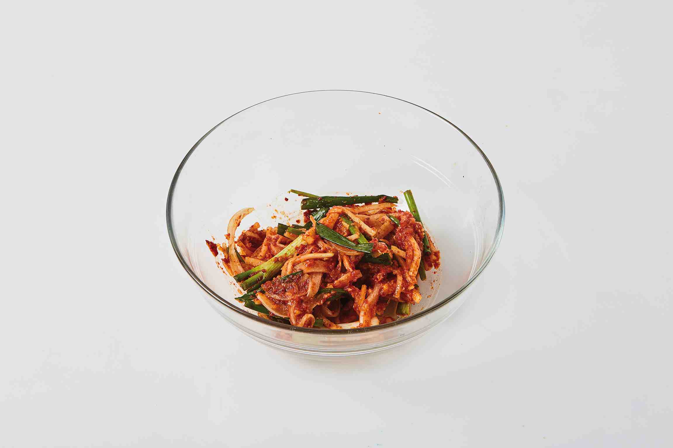 저염 겉절이 만들기 3단계