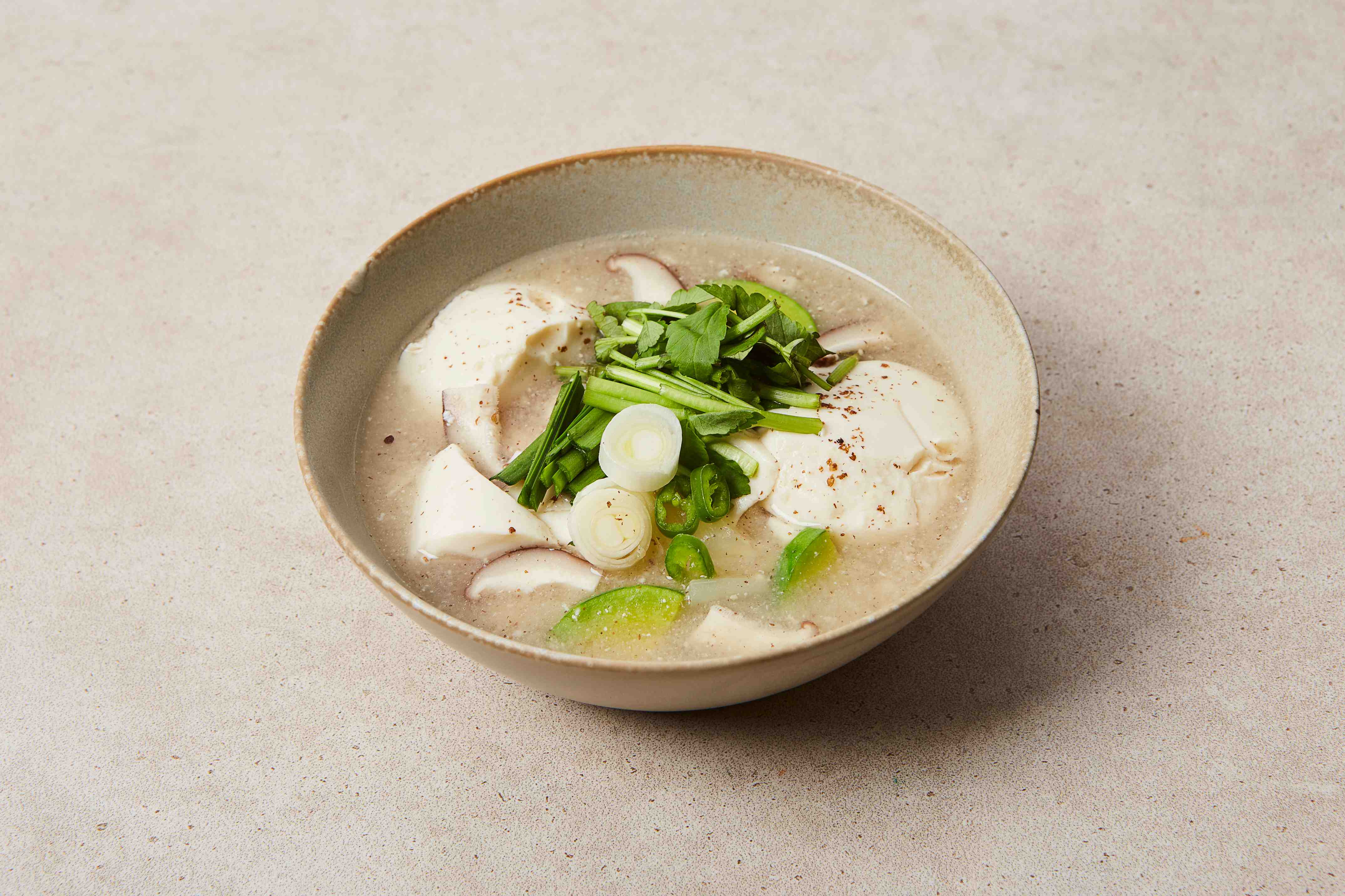 버섯순두부찌개 만들기 6단계