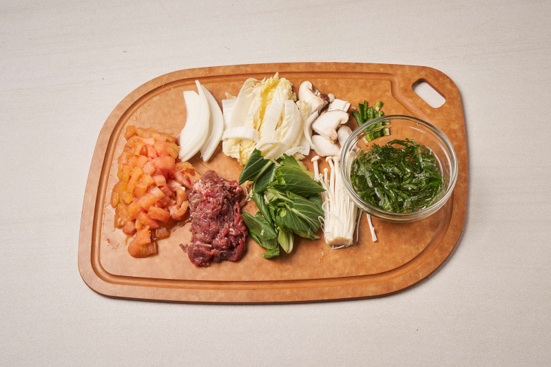 토마토 해물누룽지탕 만들기 2단계