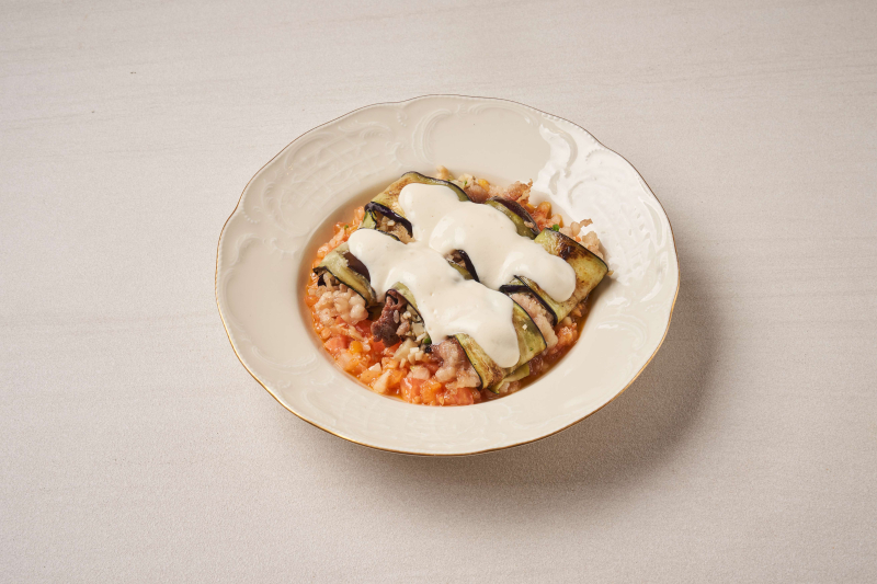 토마토 채소 가지롤 만들기 6단계