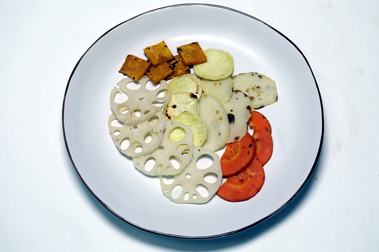 야채칩 만들기 6단계