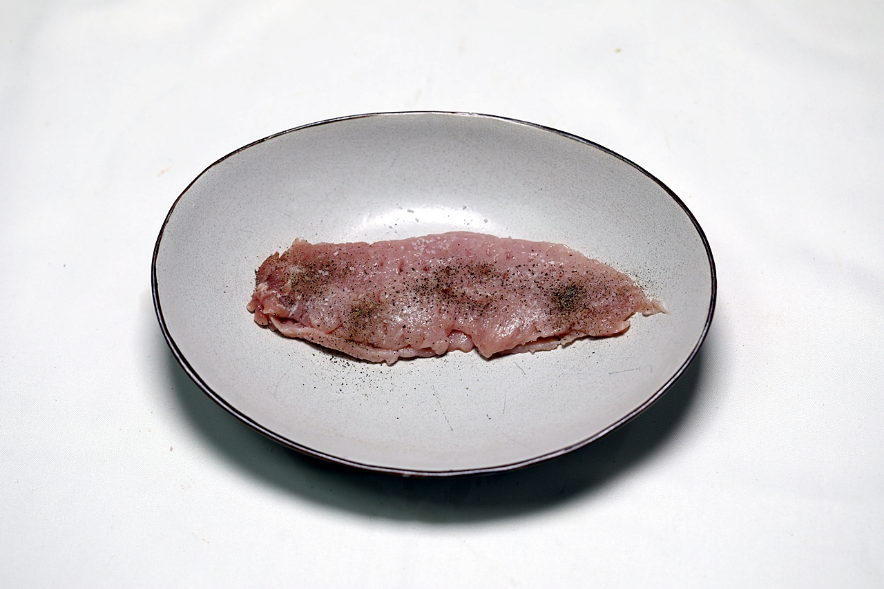 밀라노 스타일 포크 커틀렛 만들기 2단계