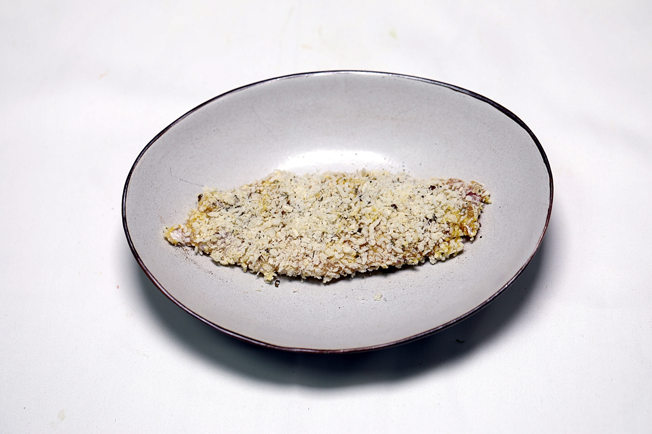 밀라노 스타일 포크 커틀렛 만들기 4단계