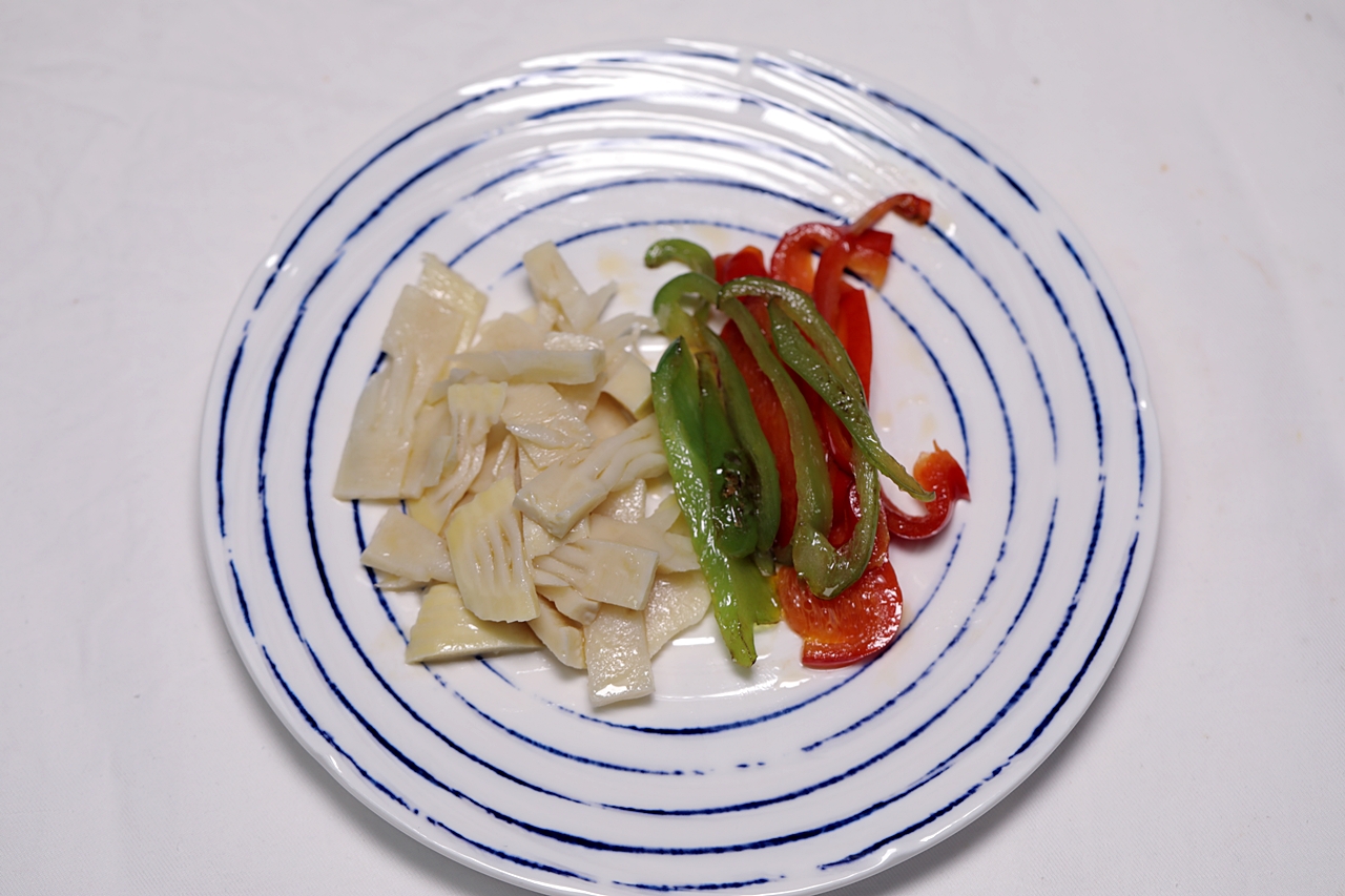 생선찜 채소말이 만들기 2단계