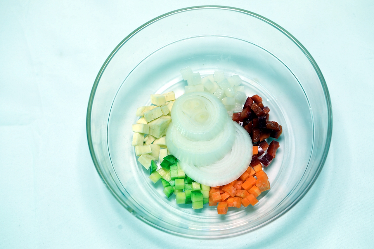 토마토 야채 오븐구이 만들기 1단계