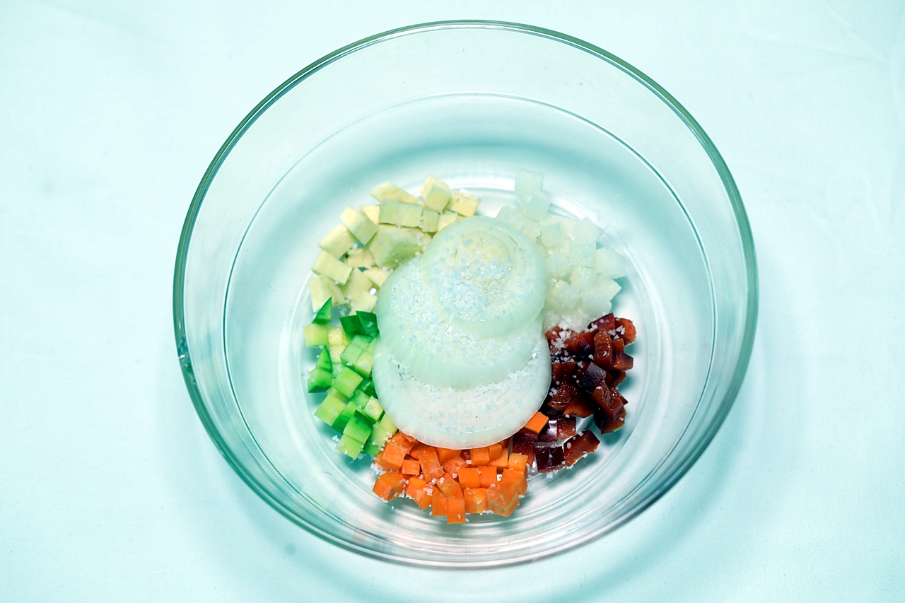 토마토 야채 오븐구이 만들기 2단계