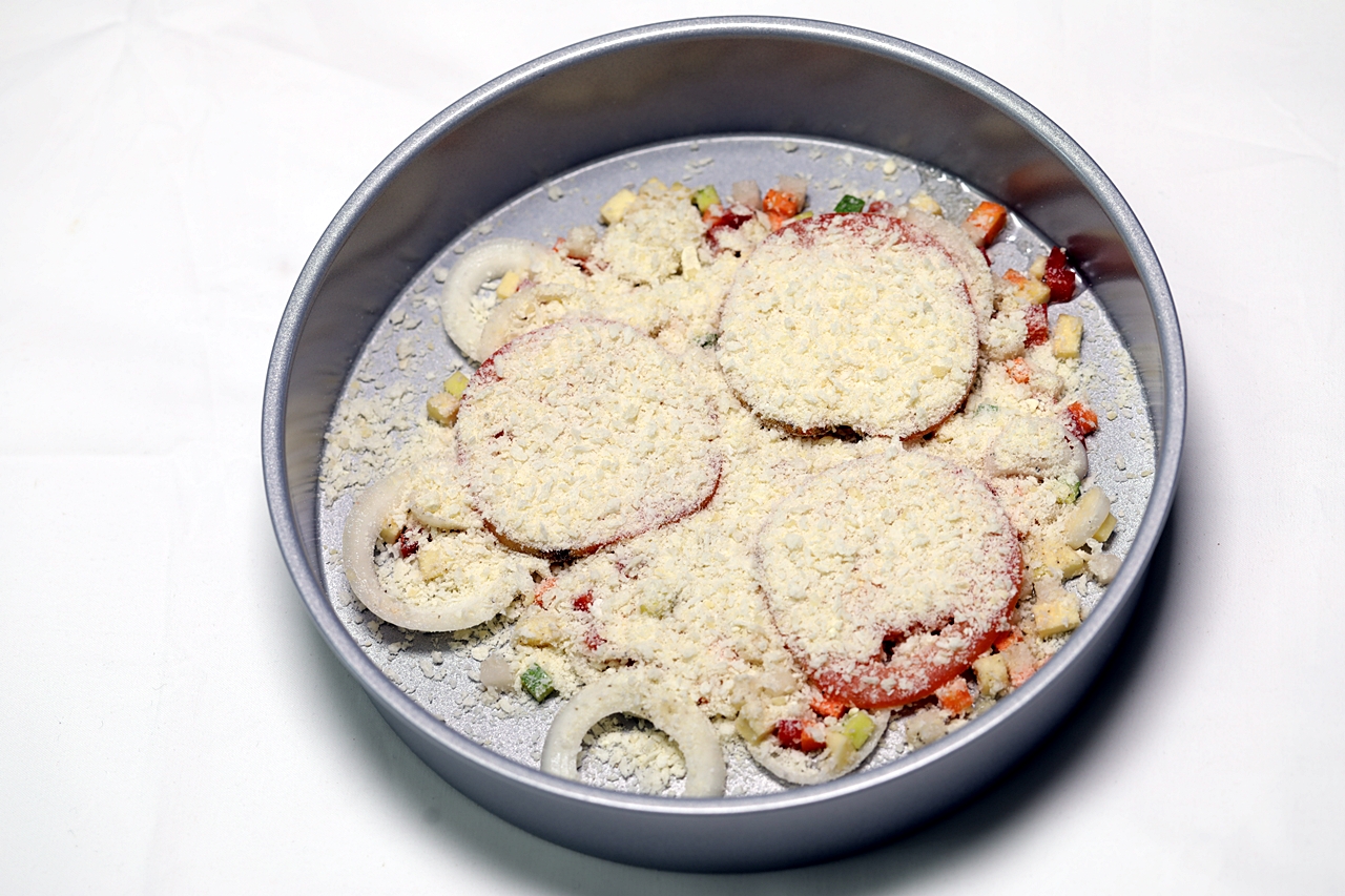 토마토 야채 오븐구이 만들기 5단계