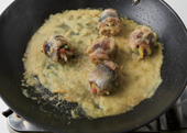 꽁치채소말이 만들기 6단계