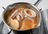 오징어김치찌개 만들기 5단계