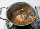산나물된장찌개 만들기 6단계