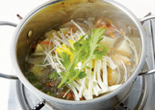 황태포당면국수 만들기 6단계