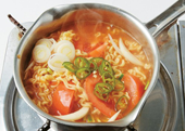 토마토라면 만들기 6단계