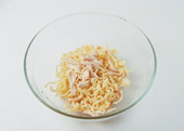 토마토샐러드라면 만들기 4단계