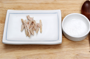백김치닭살샐러드 만들기 1단계