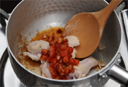 토마토소스닭갈비 만들기 6단계