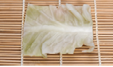 버섯배추말이 만들기 6단계