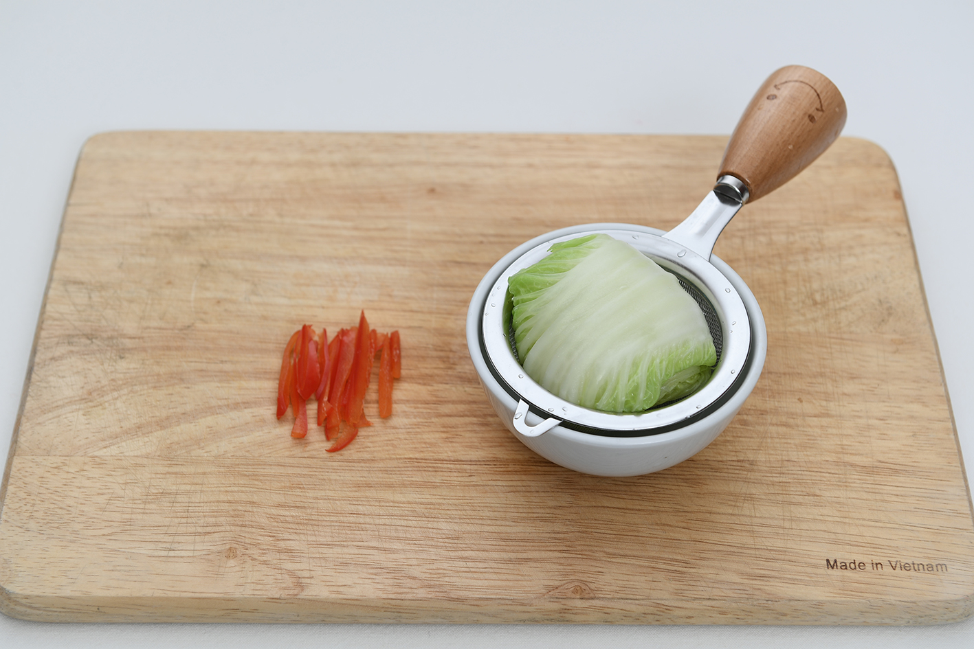 곤약 백김치 말이 만들기 3단계
