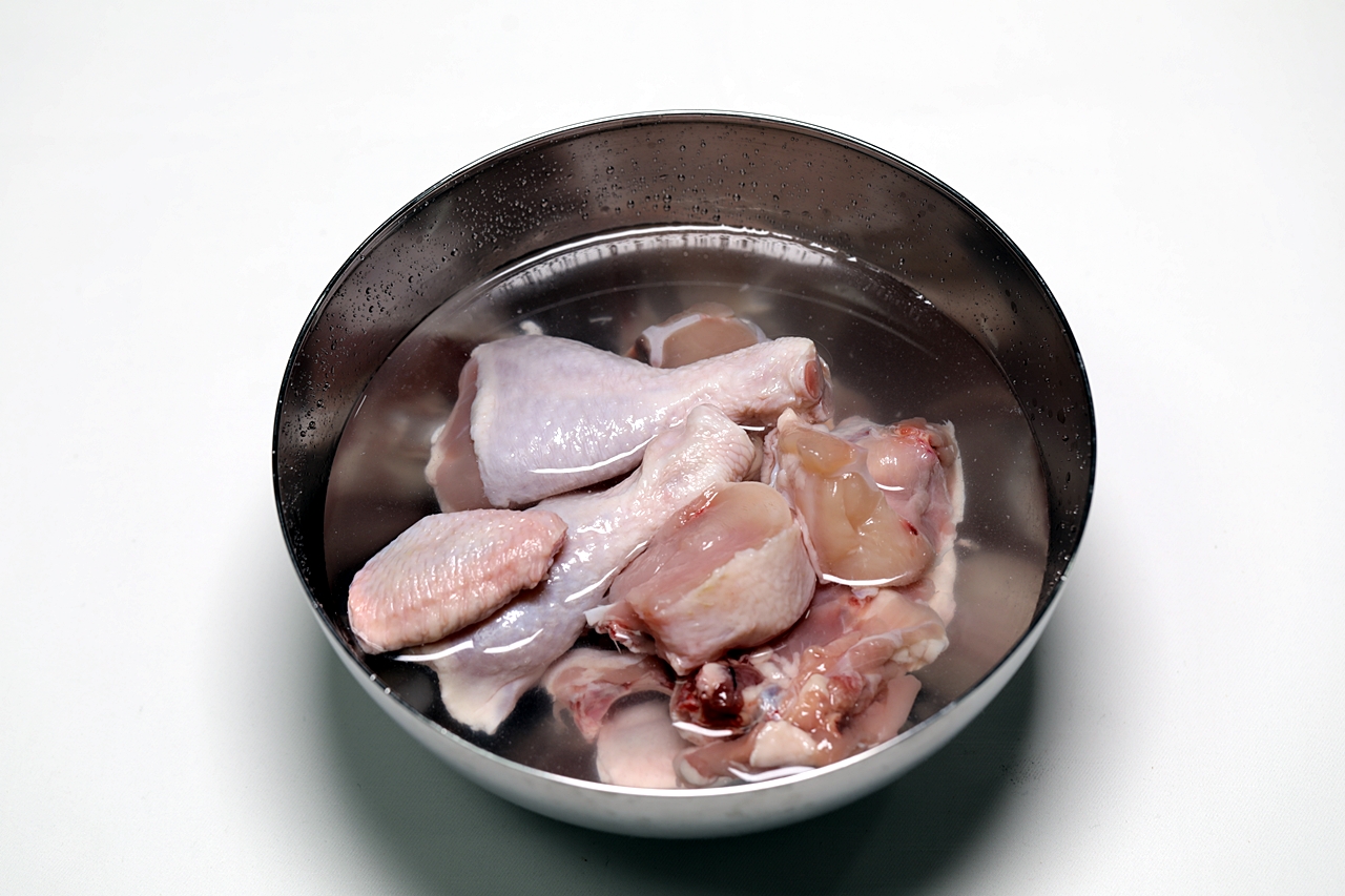 수삼매운닭찜 만들기 1단계