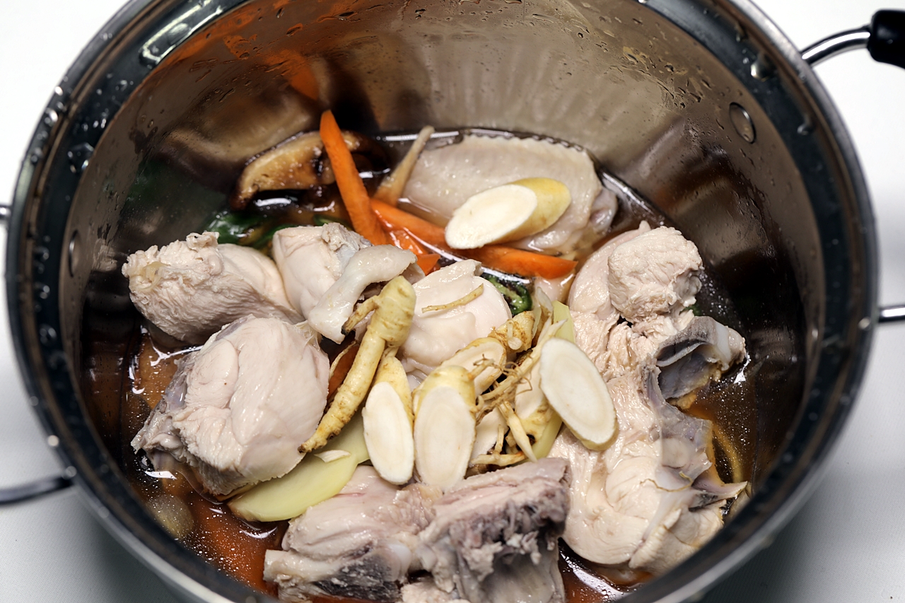 수삼매운닭찜 만들기 5단계