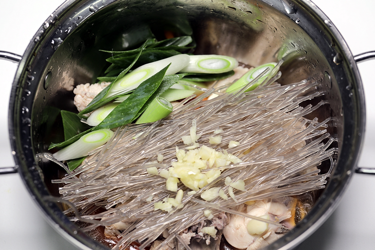 수삼매운닭찜 만들기 6단계