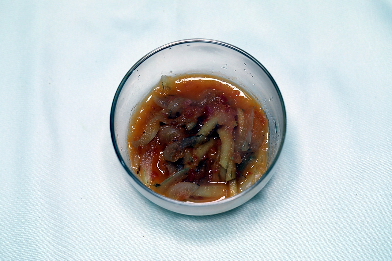 사과소스폭찹 만들기 4단계