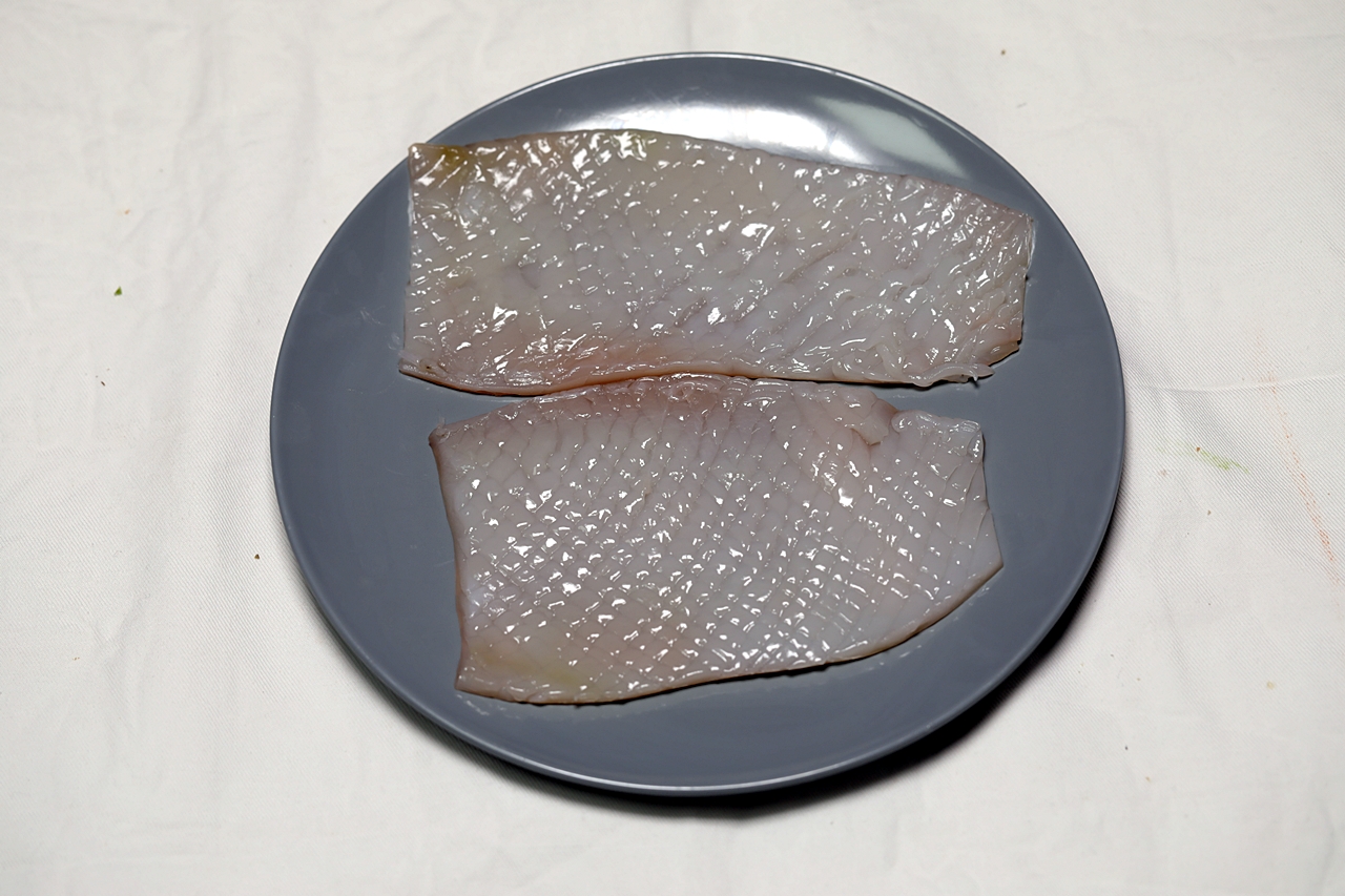 오징어채소말이와 치킨양념소스 만들기 2단계