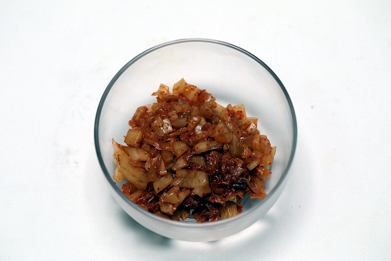 찬밥김치달걀찜 만들기 2단계