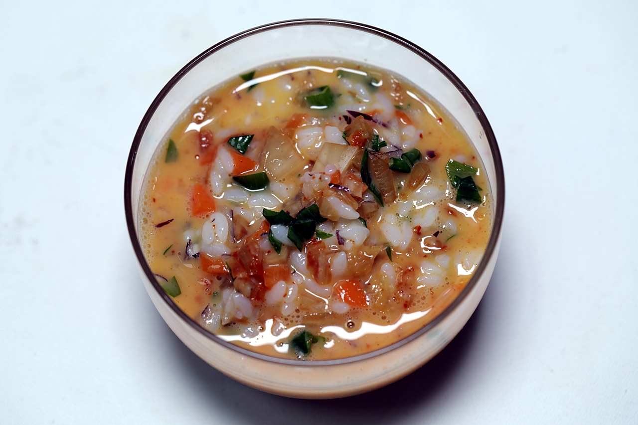 찬밥김치달걀찜 만들기 5단계