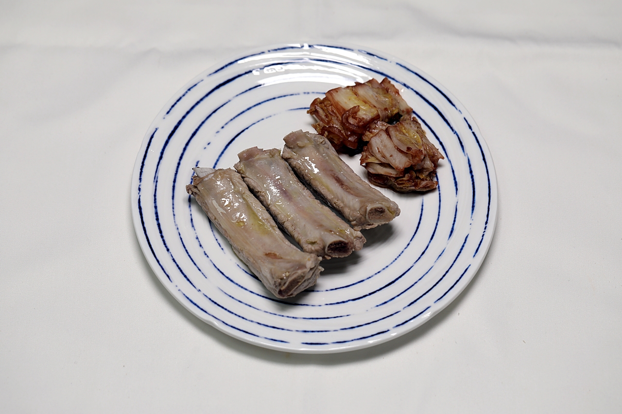 돼지갈비구이와 백김치와인조림 만들기 6단계