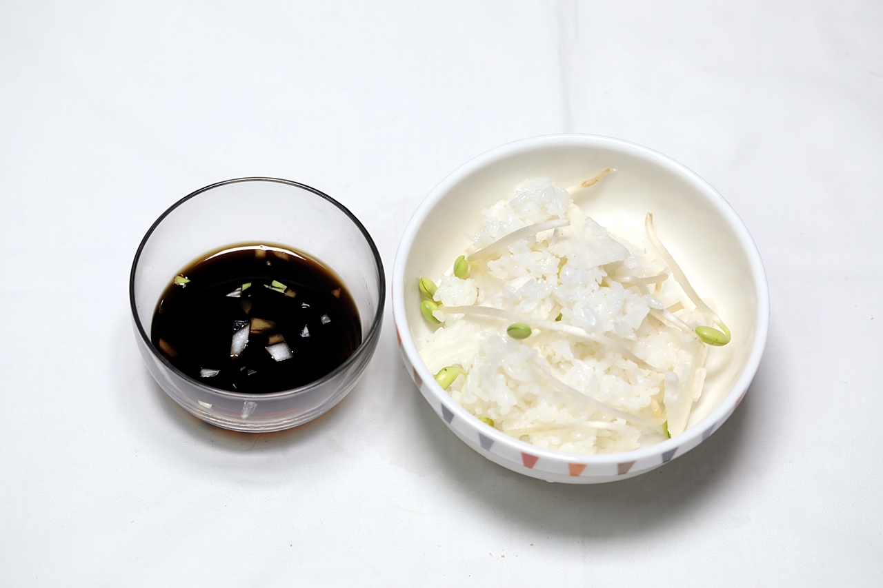 죽순콩나물밥 만들기 6단계