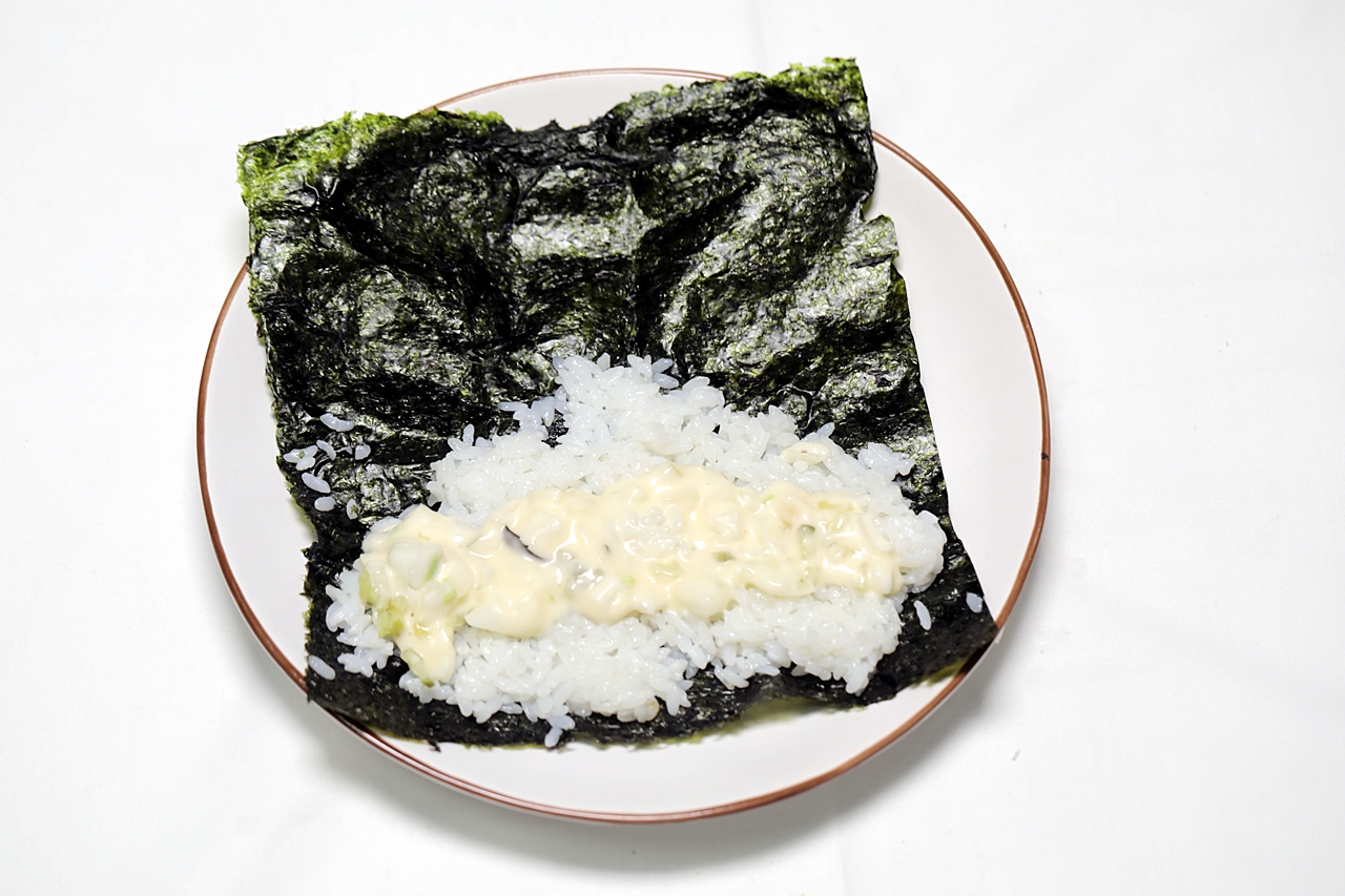 깻잎장아찌롤 만들기 3단계