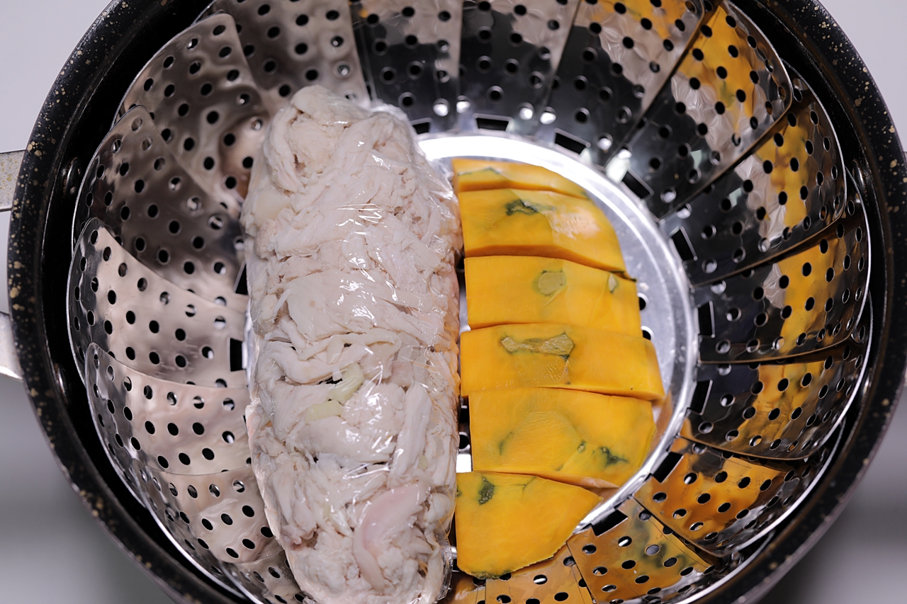 롤 삼계탕 만들기 6단계