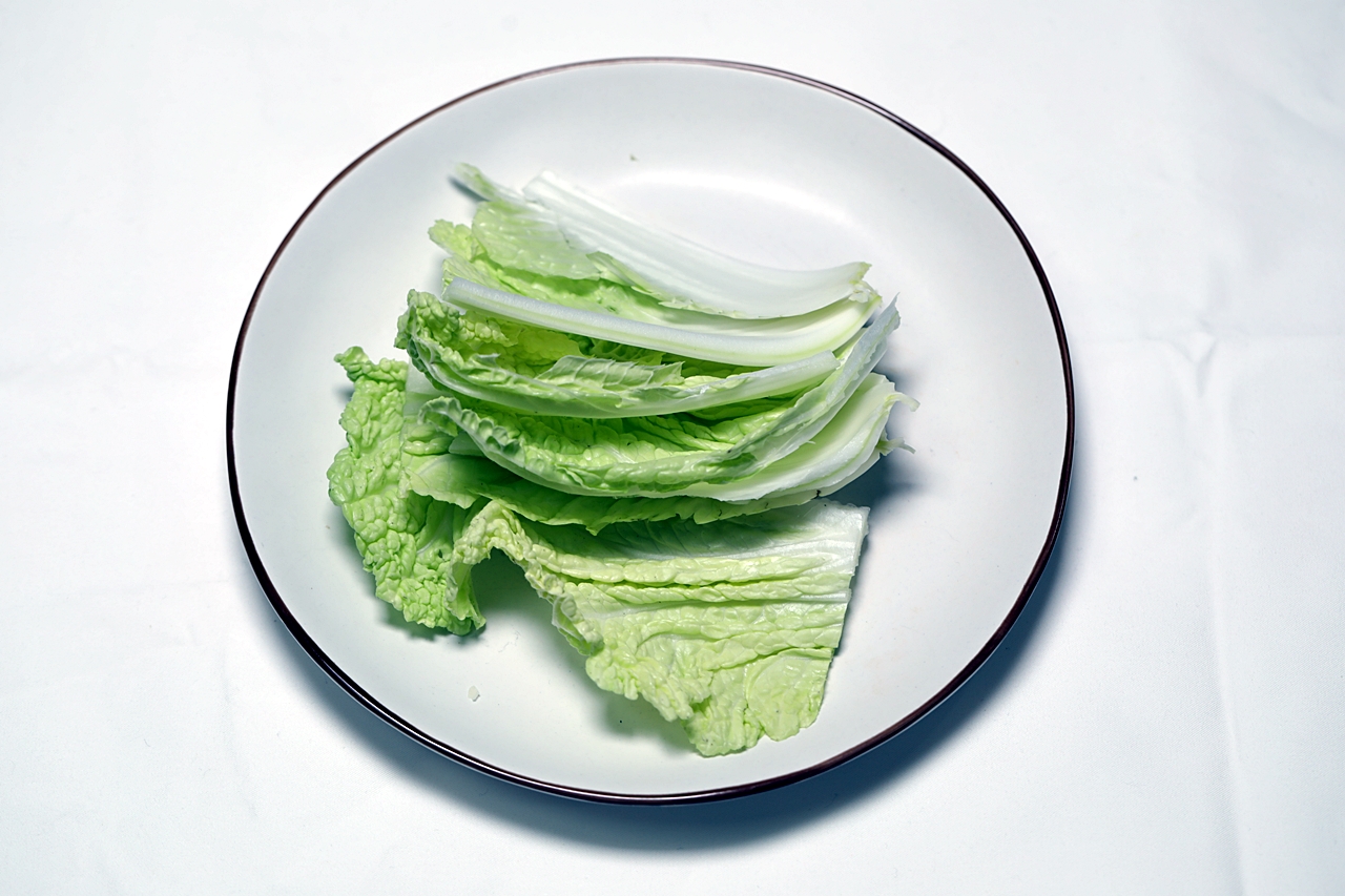 얼갈이 무침 만들기 1단계