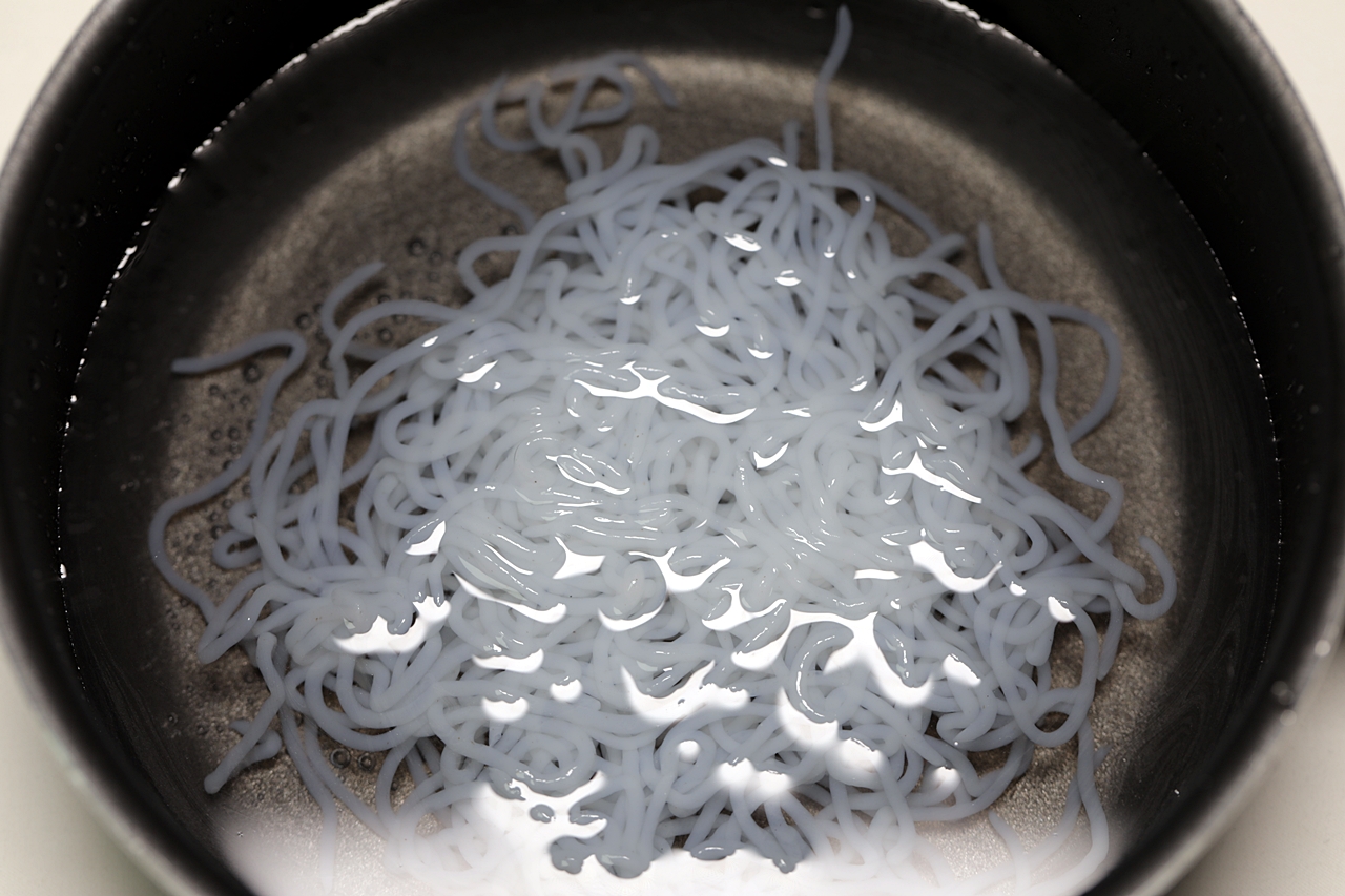 곤약 콩조림 만들기 2단계