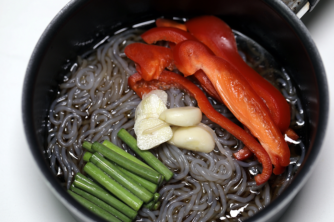 곤약 콩조림 만들기 6단계