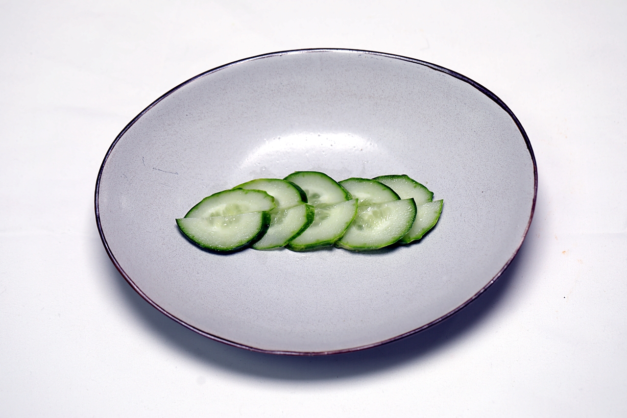 도토리묵 콩국 만들기 5단계