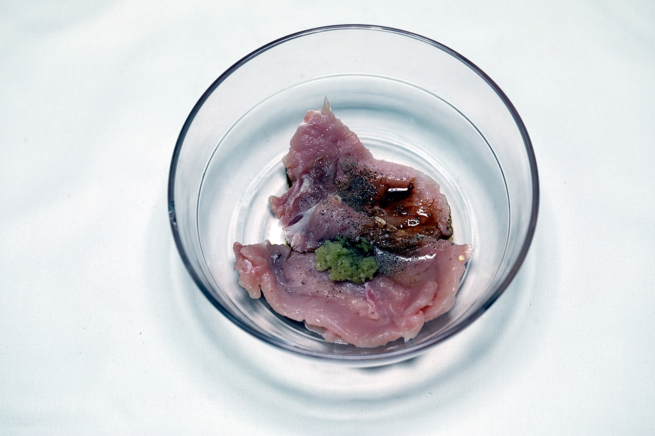 돼지고기 찹쌀부침 만들기 1단계