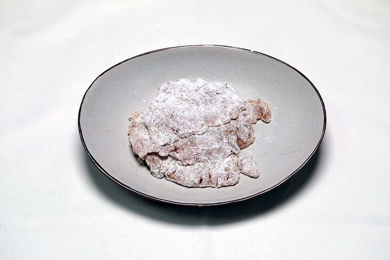 돼지고기 찹쌀부침 만들기 4단계