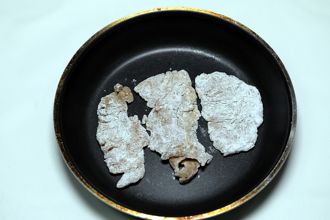 돼지고기 찹쌀부침 만들기 5단계
