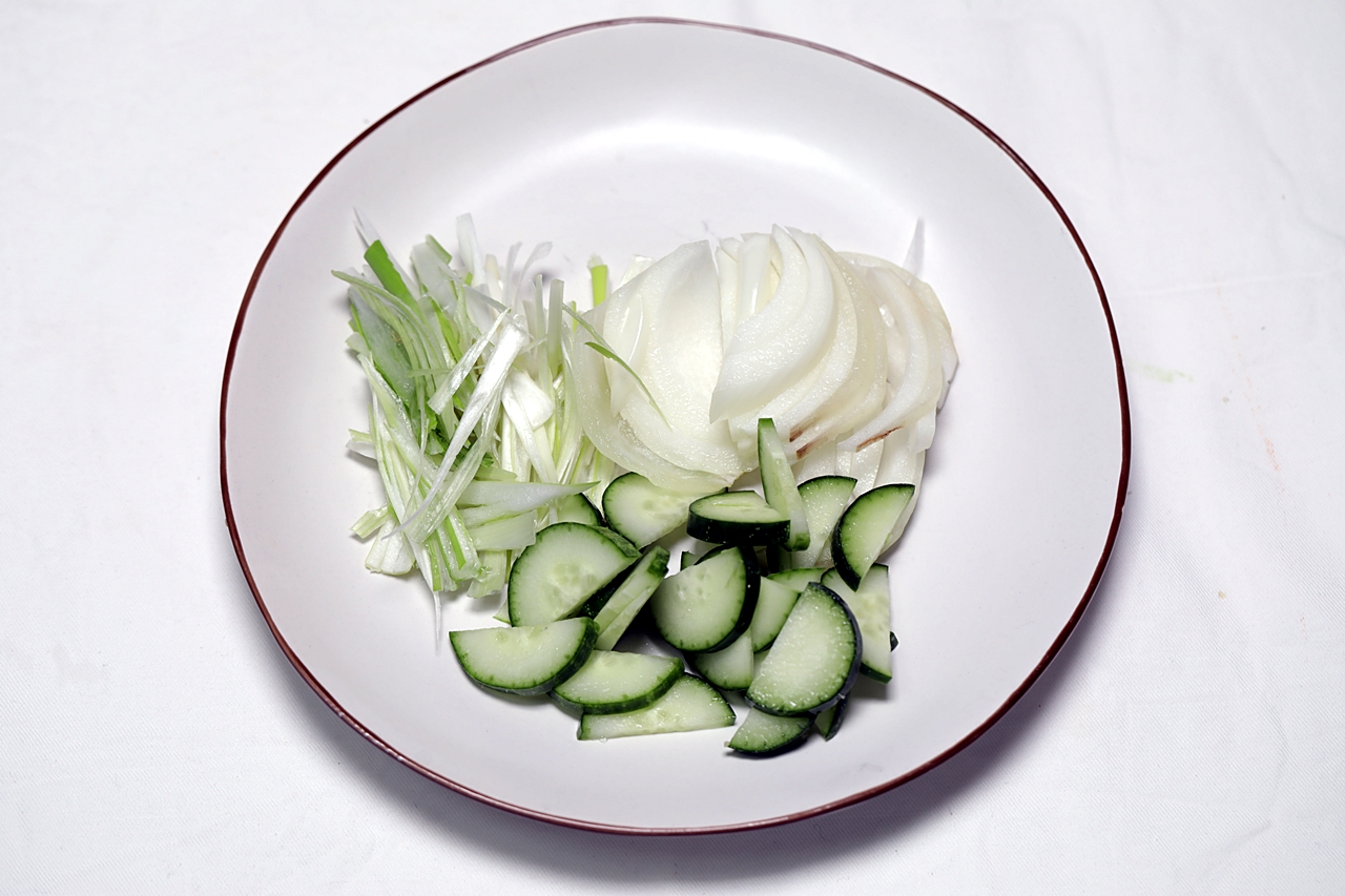 골뱅이무침 만들기 1단계