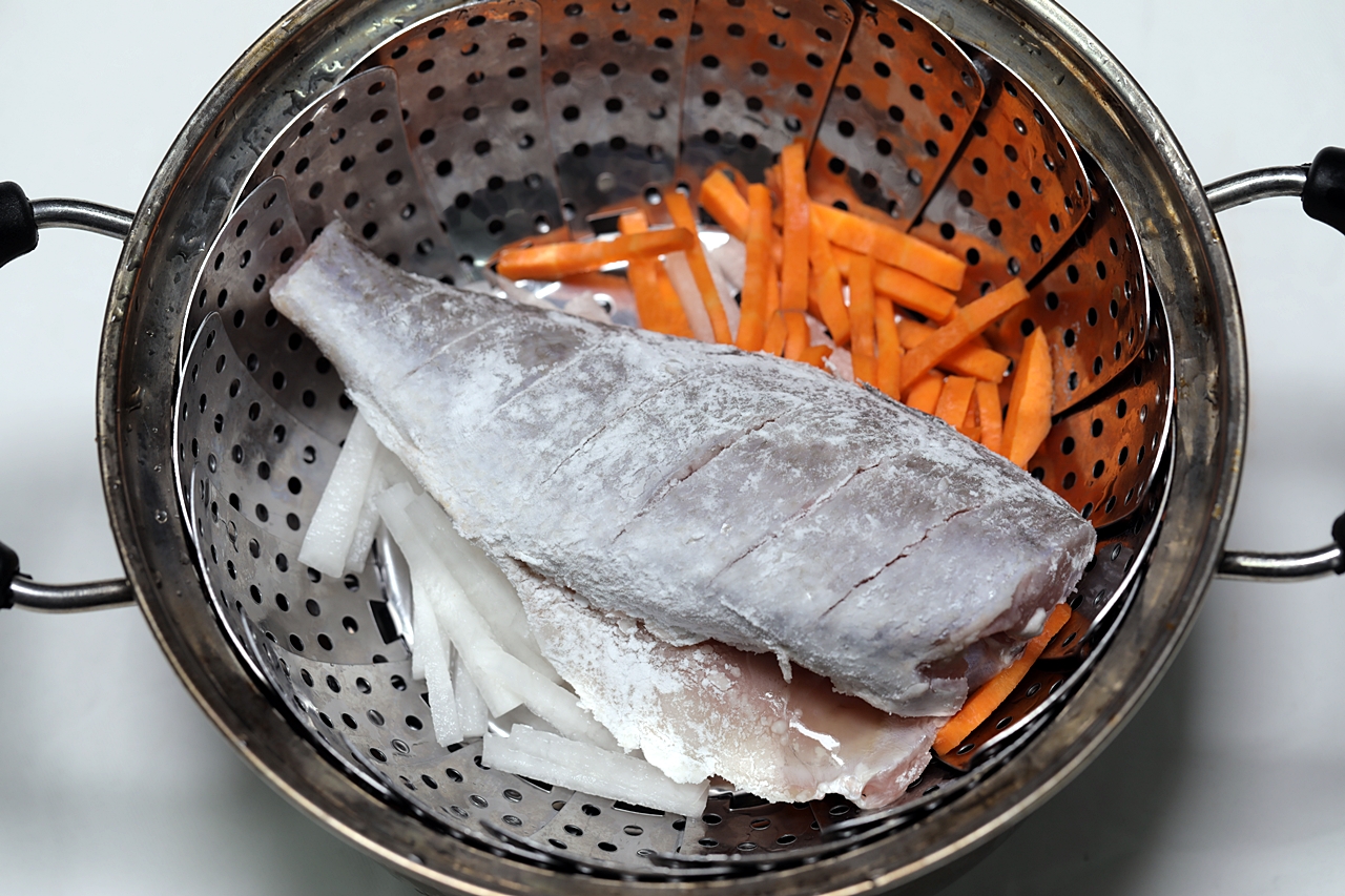 금태찜 만들기 5단계