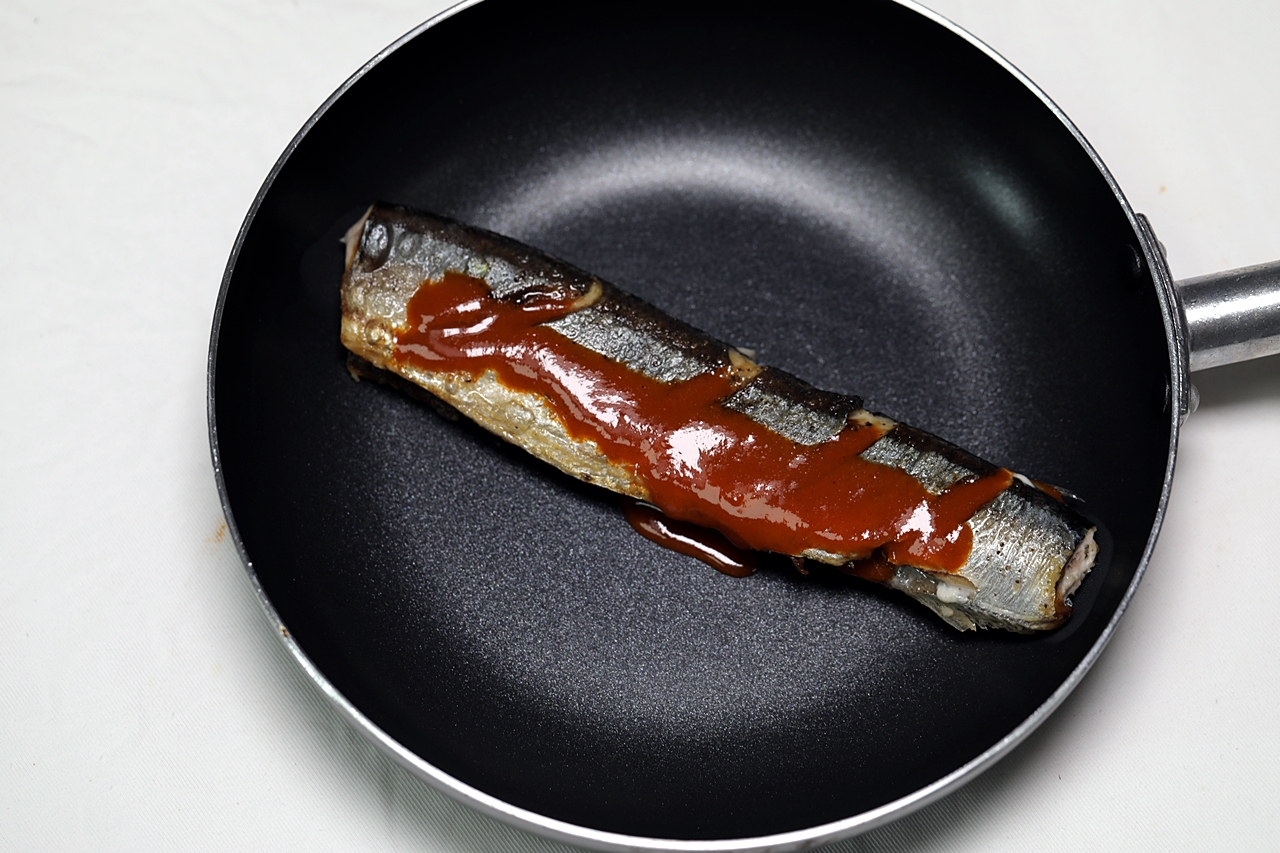 꽁치 양념구이 만들기 5단계